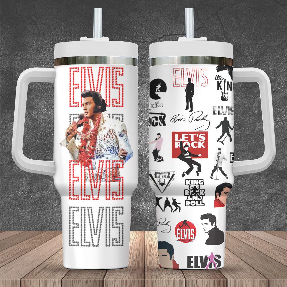 Elvis Presley Let’s Rock 40oz Stanley Tumbler