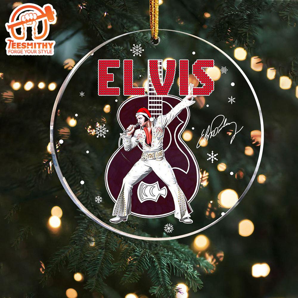 Elvis Presley Merry Christmas ornament