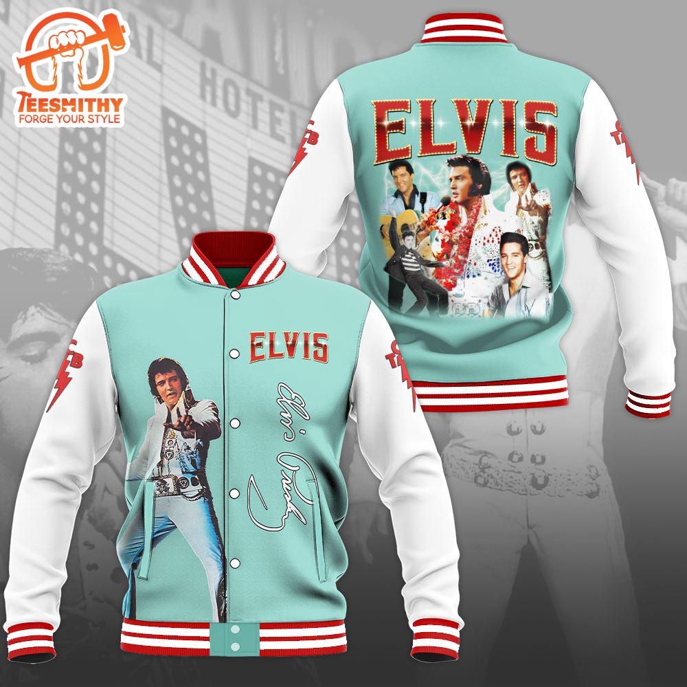 Elvis Presley Music Rock Varsity Jacket