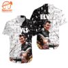 Elvis Presley Musical Notes Hawaiian Aloha Shirts