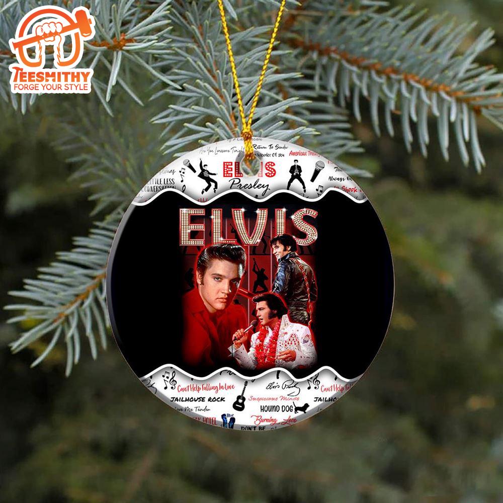 Elvis Presley Musical Ornaments