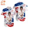 Elvis Presley Patriotic Fireworks Hawaiian Aloha Shirts