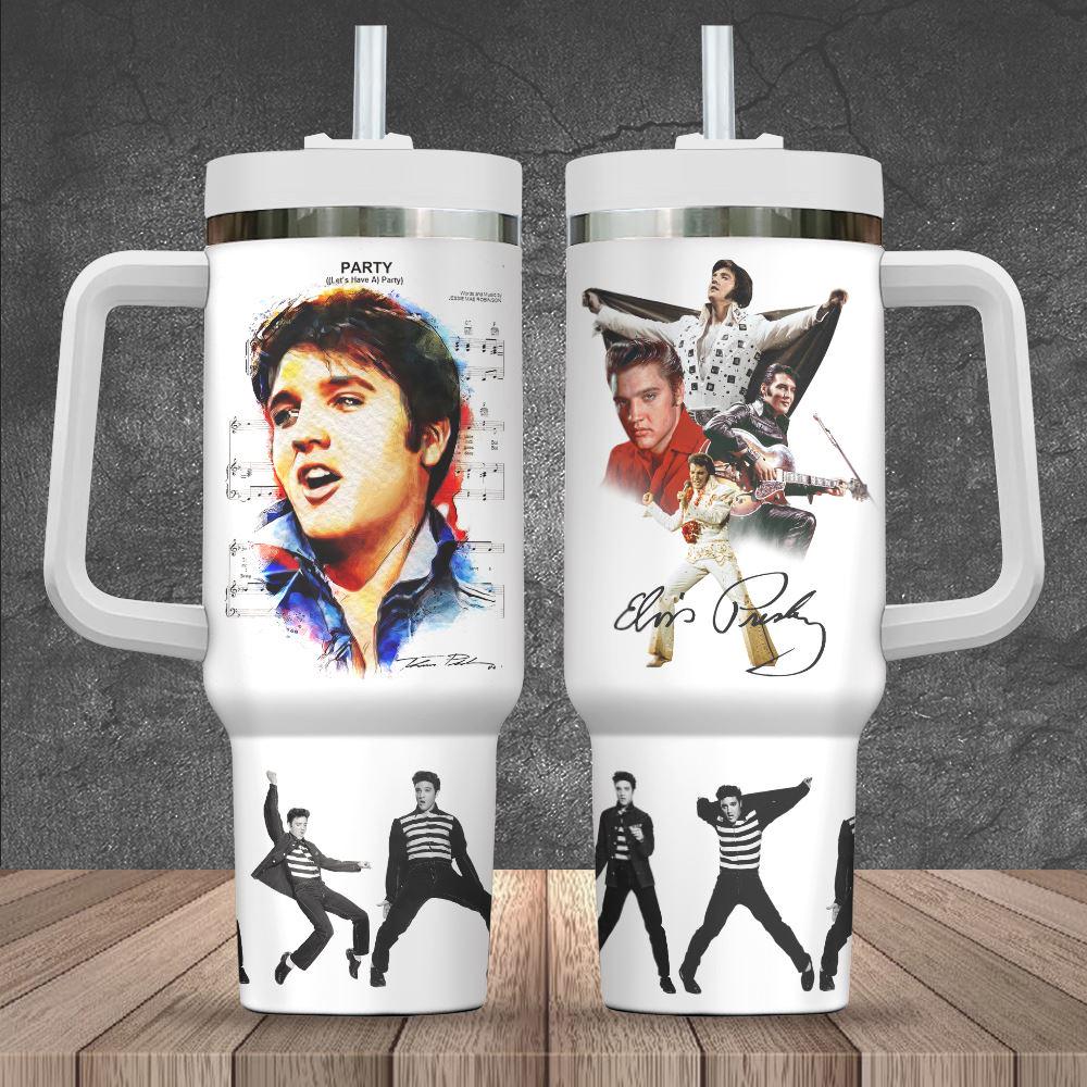 Elvis Presley Pose 40oz Stanley Tumbler