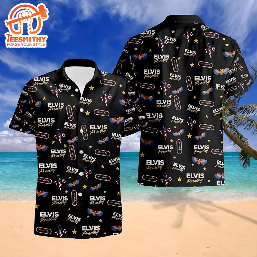 Elvis Presley Rock ‘N’ Roll Legends Hawaiian Aloha Shirts