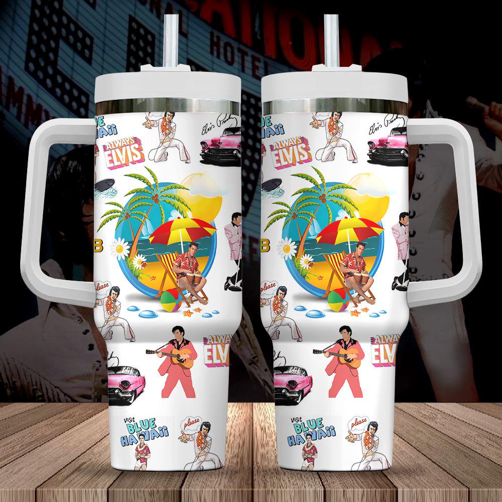 Elvis Presley Summer Holiday 40oz Stanley Tumbler