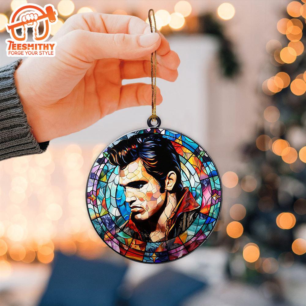 Elvis Presley Suncatcher, Elvis Presley Acrylic Ornament