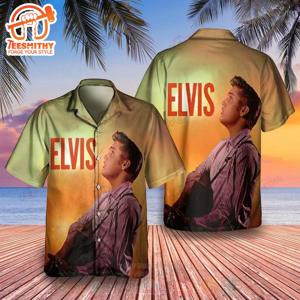 Elvis Presley Sunset Serenade Hawaiian Aloha Shirts