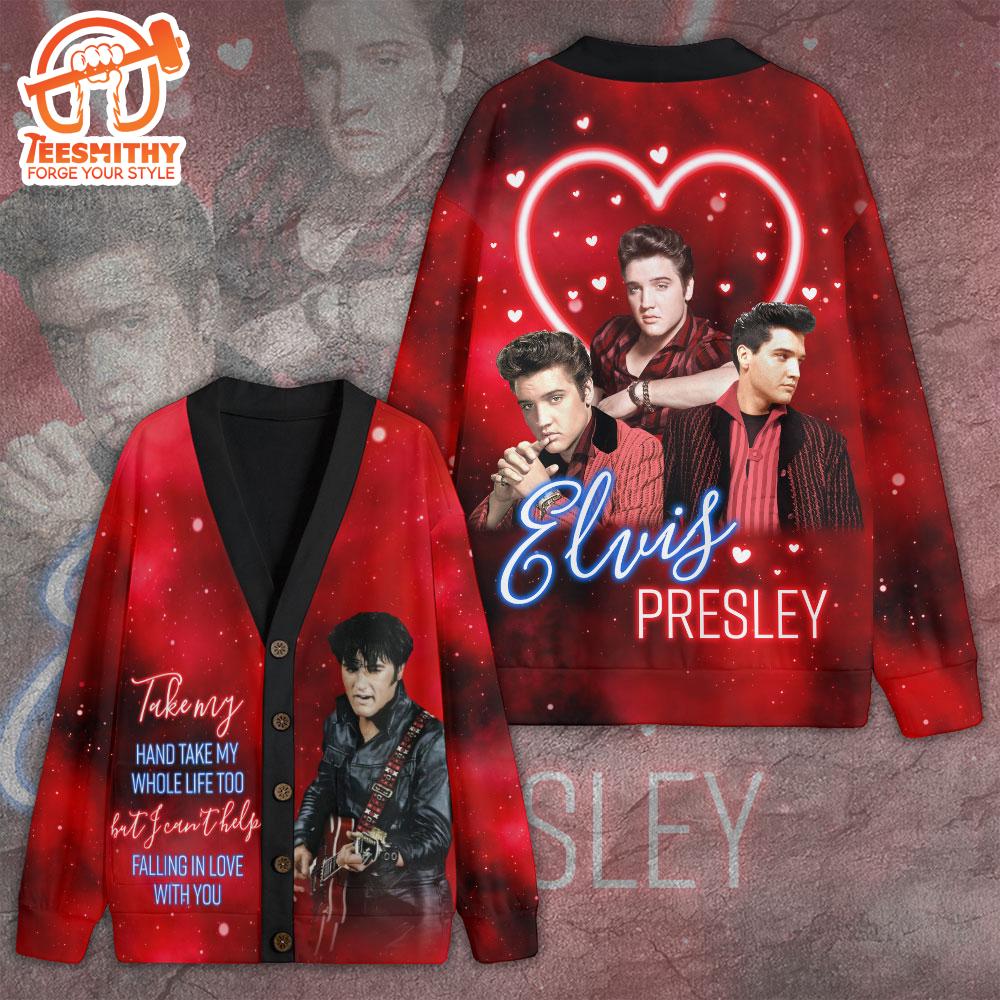 Elvis Presley Take My Hand, Elvis Presley Red Cardigan