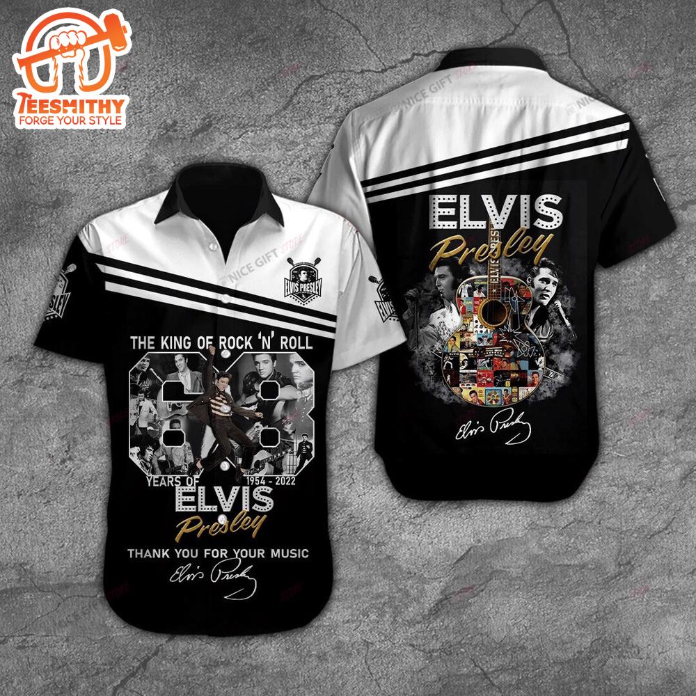 Elvis Presley The King Of Rock & Roll 68 Years Of Hawaiian Aloha Shirts