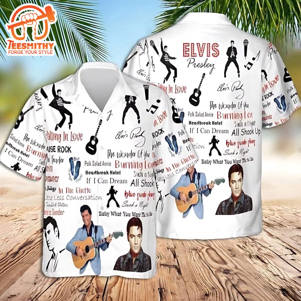 Elvis Presley The Wonder Of You Hawaiian Aloha Shirts