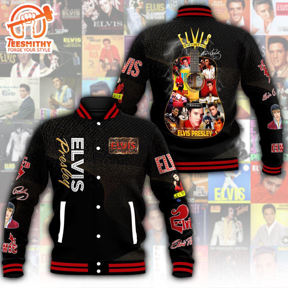 Elvis Presley Tour Music Varsity Jacket