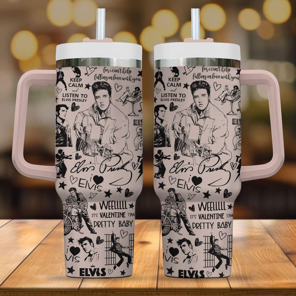 Elvis Presley Valentine 40oz Stanley Tumbler