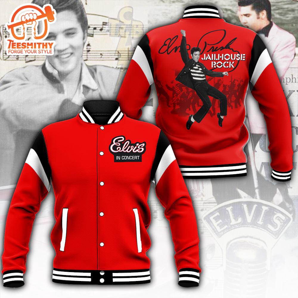 Elvis Presley Varsity Jacket Rock Music