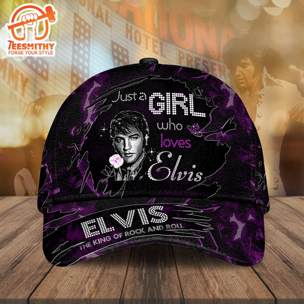 Elvis Presley Who Loves, King of Rock and Roll, Elvis Presley Classic Cap