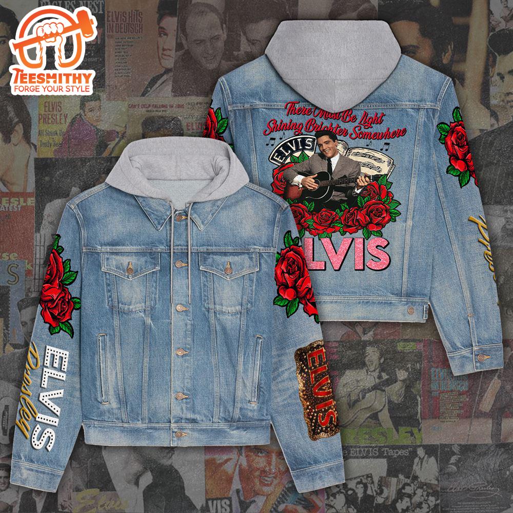 Elvis Presley Women’s Denim Hood Jacket