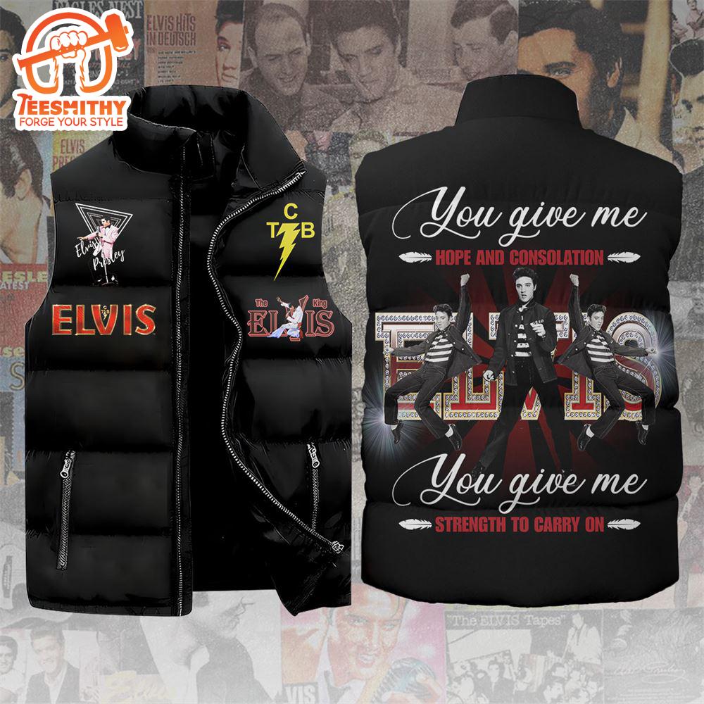 Elvis Presley You Give Me 2D Sleeveless Jacket Christmas For Fans