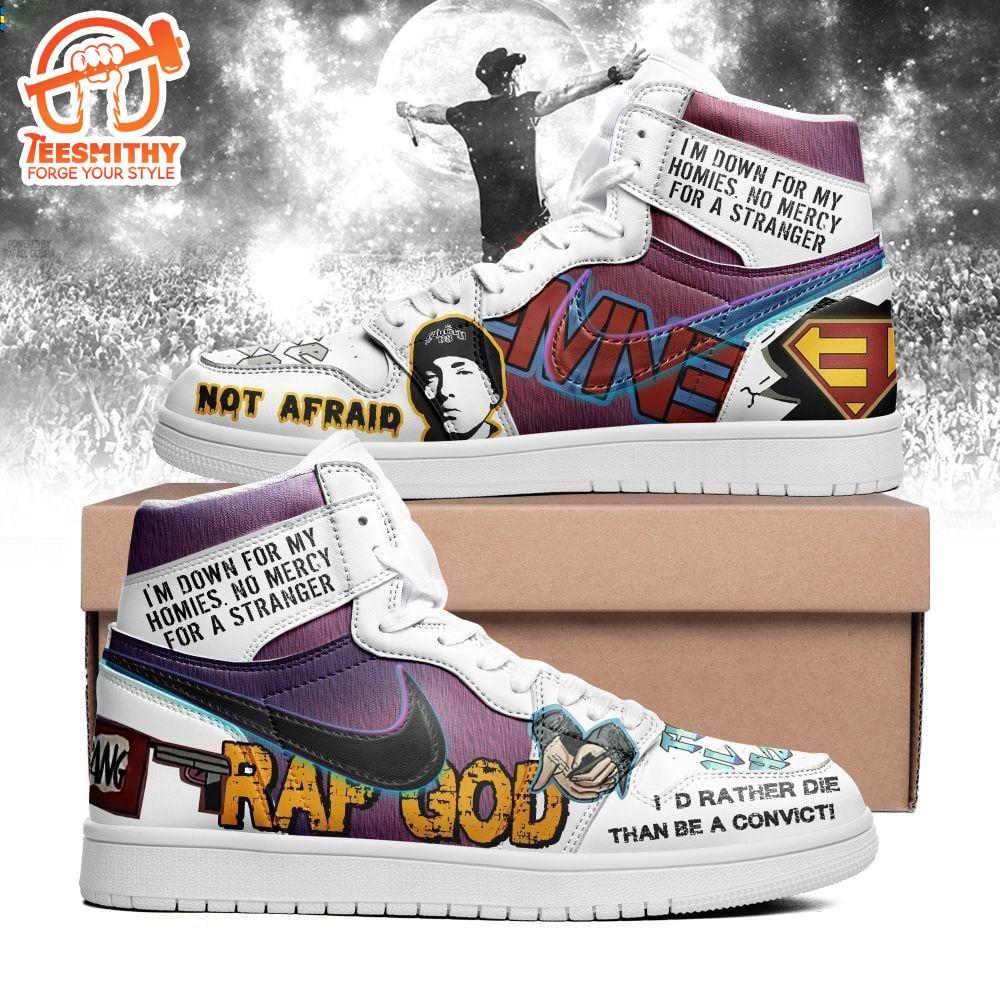 Eminem Rap God Custom Air Jordan 1 Sneakers