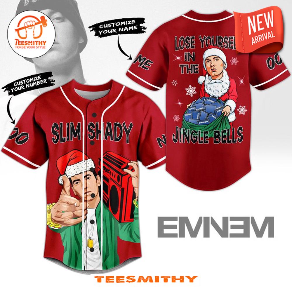 Eminem Santa Claus Christmas Limited Baseball Jersey