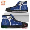 Everton F.C Personalzied High Top Canvas Shoes