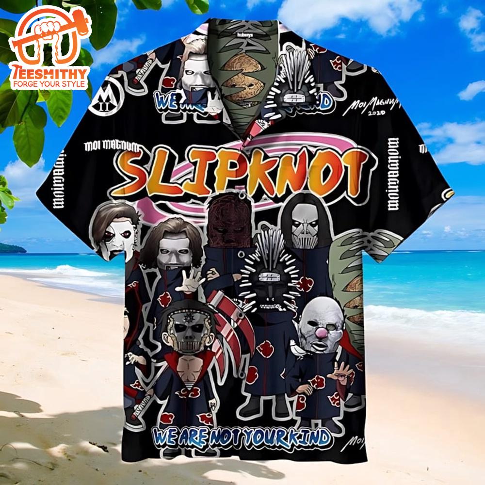 Fall In Love With Slipknot Short Sleeve Aloha Shirt