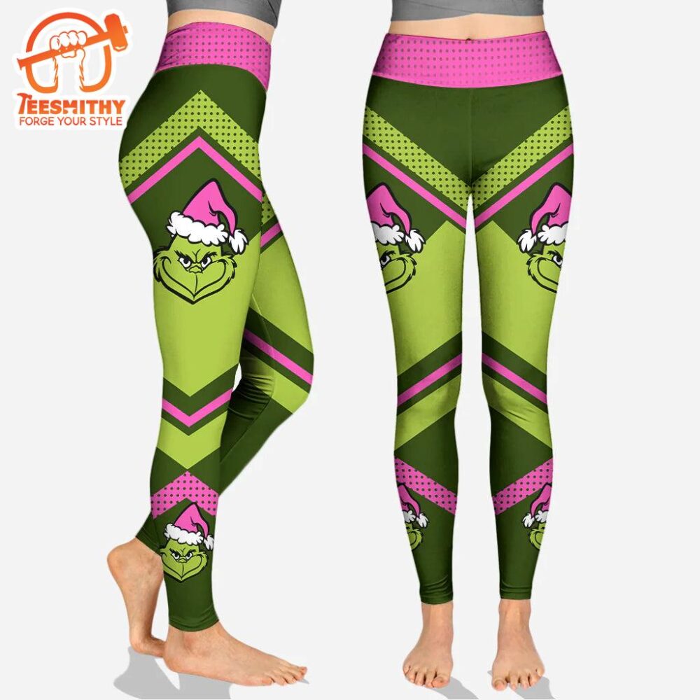 Feeling Extra Grinchy – Personalized Green Monster Christmas Hoodie and Leggings