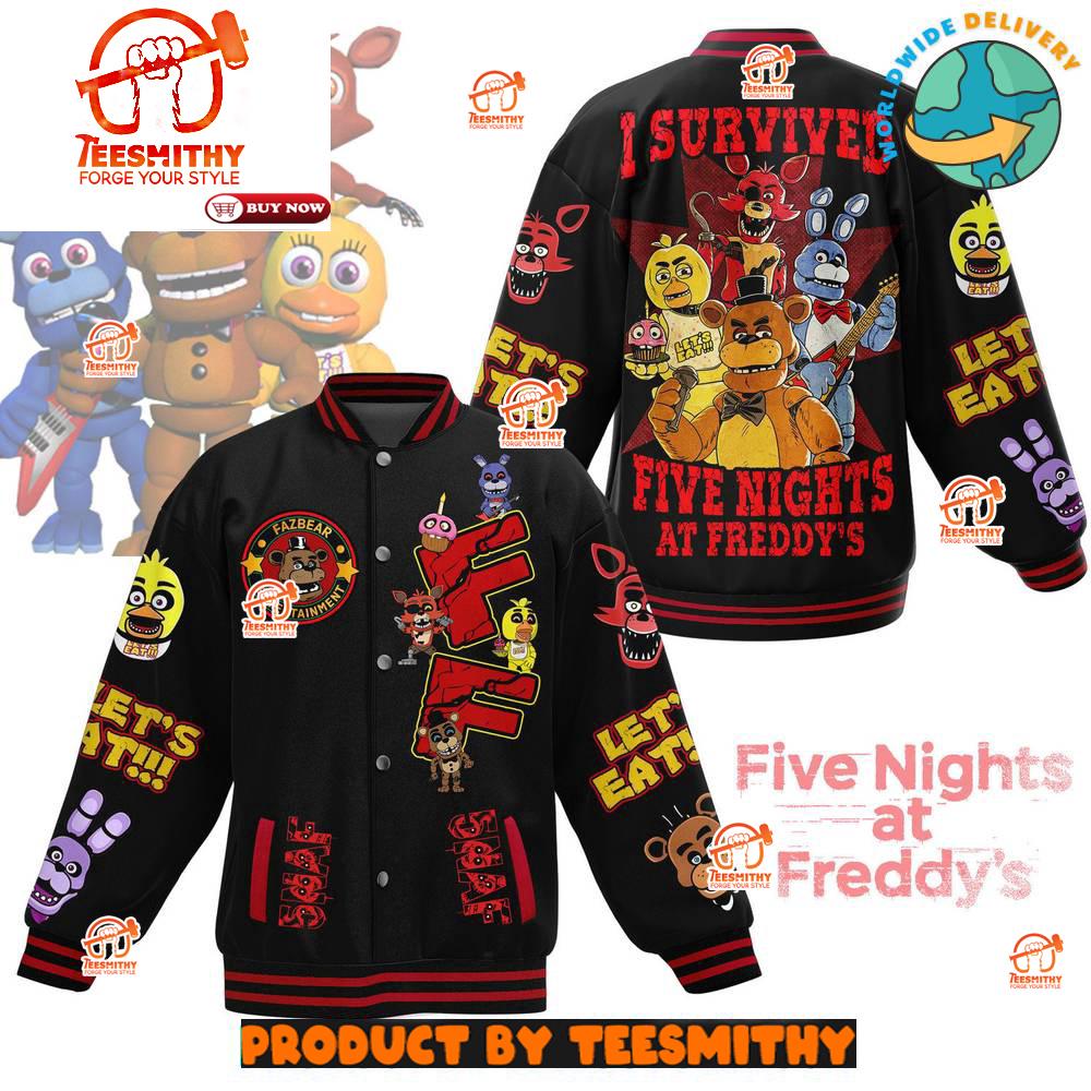 Five Nights at Freddy’s Halloween Baseball Jacket