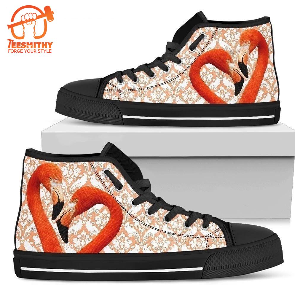 Flamingo Flock Women’s High Top Shoes Gift