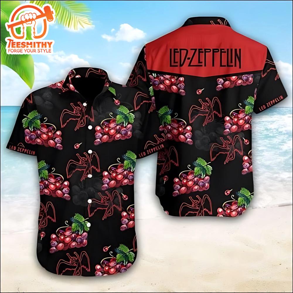 Flight of Fancy Led Zeppelin Hawaiian Shirt