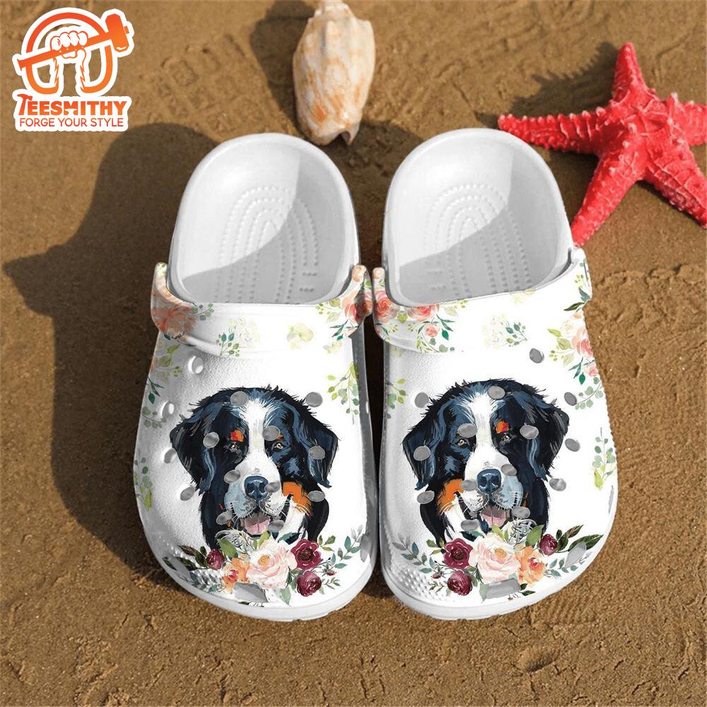 Footwearmerch Bernese Mountain Dog shoes Crocs Crocband Clogs Shoes For Men Women