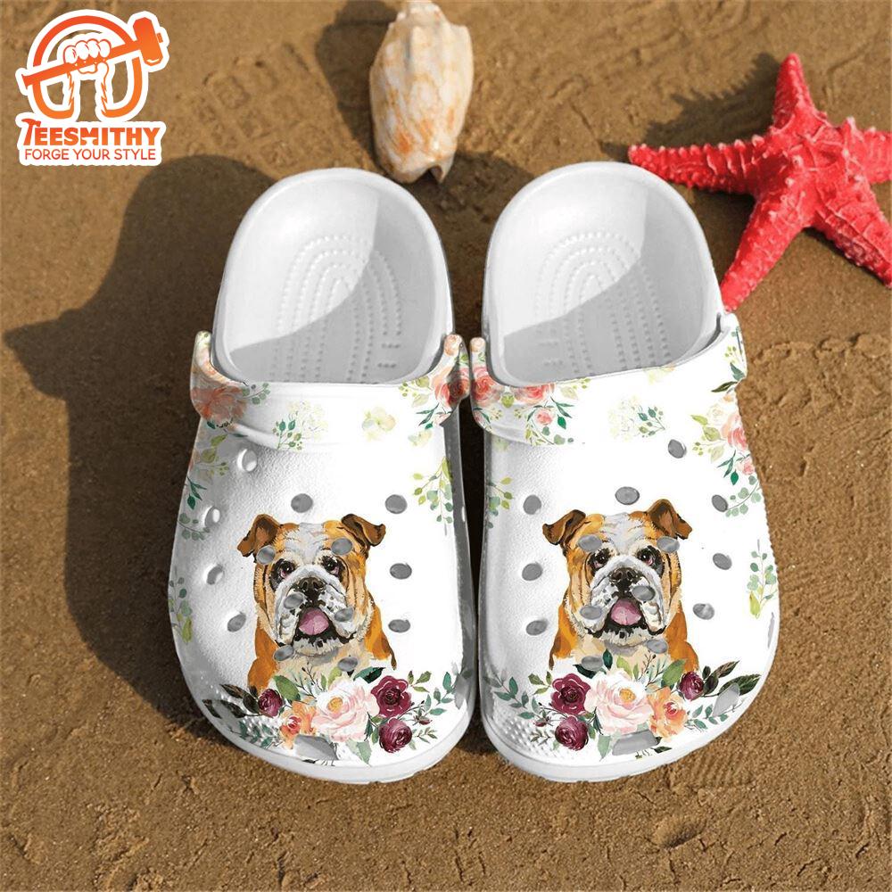 Footwearmerch English Bulldog shoes Crocs Crocband Clogs Shoes For Men Women