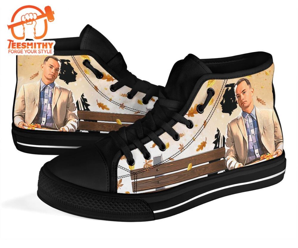 Forrest Gump Simple Man’s High Top Shoes Funny Gift