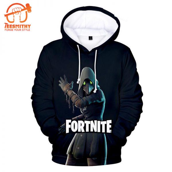 Fortnite – Fortnite Game Season 7 Series Character Raven All Over Printed Hoodie