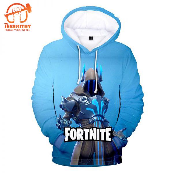 Fortnite – Fortnite Game Season 7 Series Hero The Ice King Character Battle Royale All Over Printed Hoodie