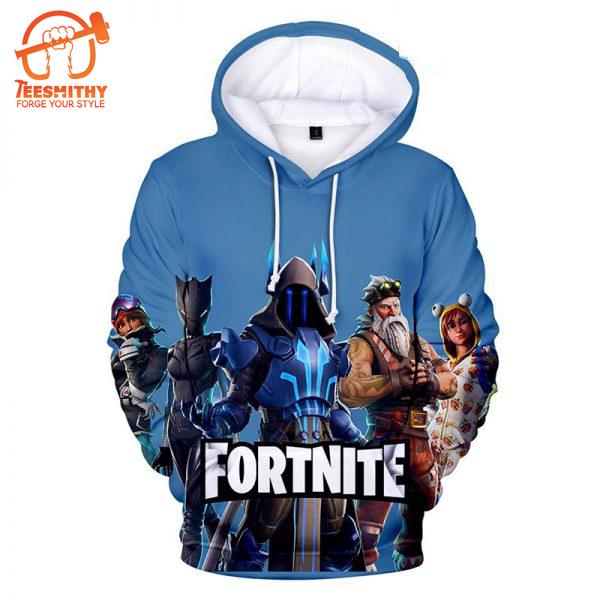 Fortnite – Fortnite Game Season 7 Series New Hero All Over Printed Hoodie