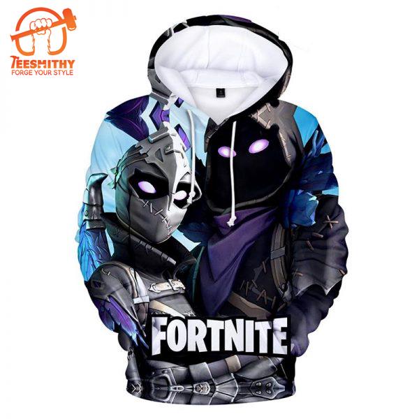 Fortnite – Fortnite Game Season 7 Series New Hero Character Battle Royale All Over Printed Hoodie