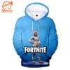 Fortnite – Fortnite Game Season 7 Series New Hero Onesie Blue All Over Printed Hoodie