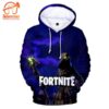 Fortnite – Fortnite Game Season 7 Series New Hero Raven All Over Printed Hoodie