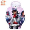 Fortnite – Fortnite Game Series Season 8 New Game Character All Over Printed Hoodie