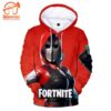 Fortnite – Fortnite Game Series Season 8 New Hero Red Knight Battle Royale All Over Printed Hoodie