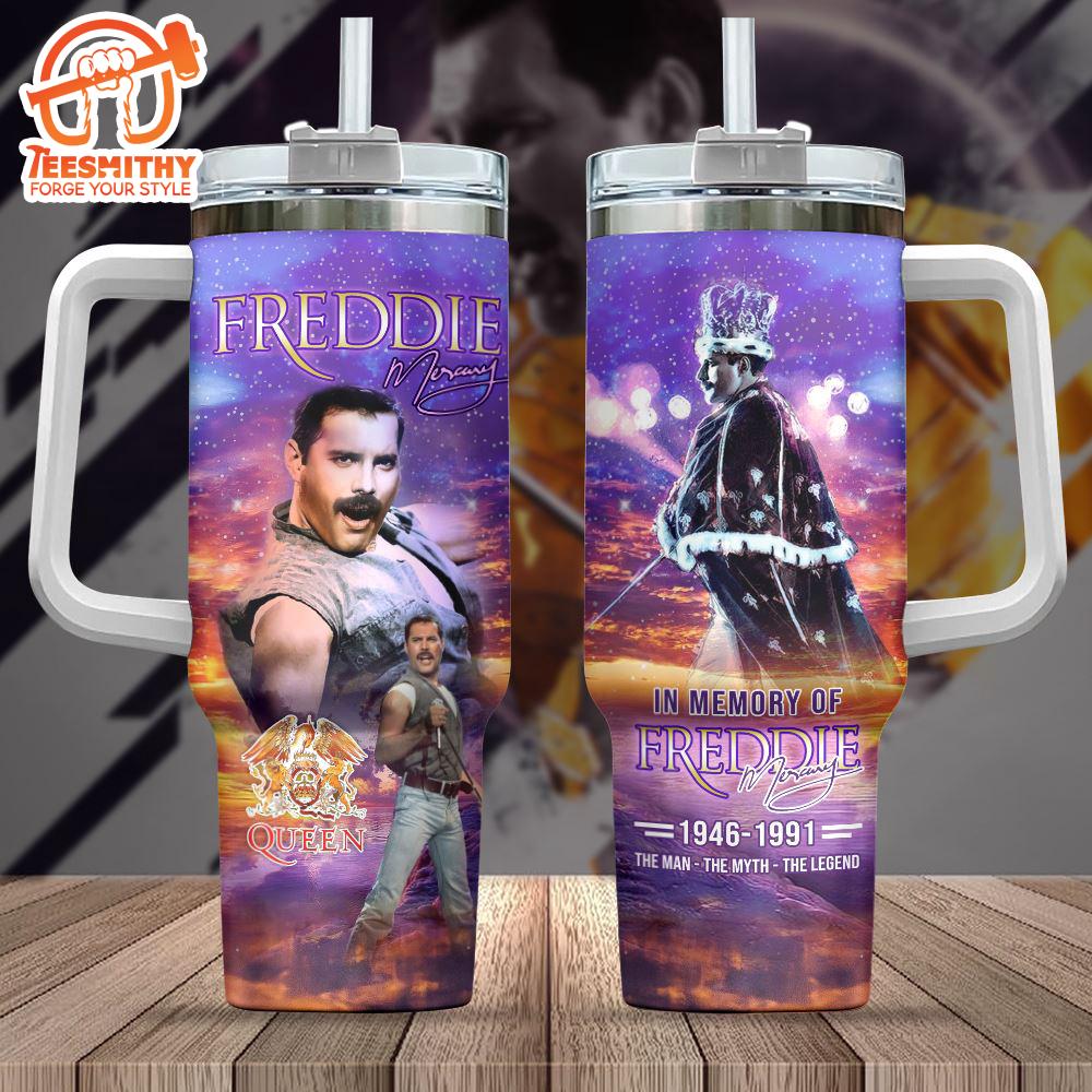 Freddie Mercury 40oz Stanley Tumbler For Fan Gift Christmas