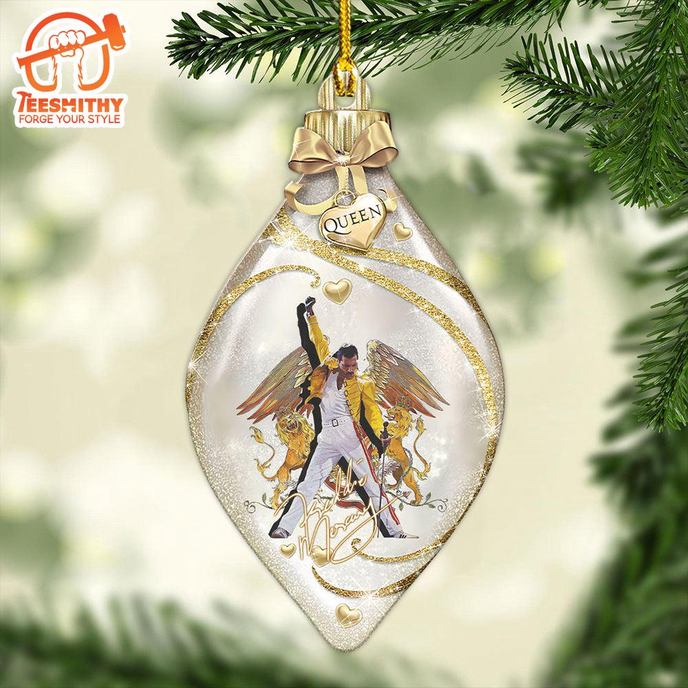 Freddie Mercury Custom Shape 2-sided Acrylic Ornament Gift For Xmas