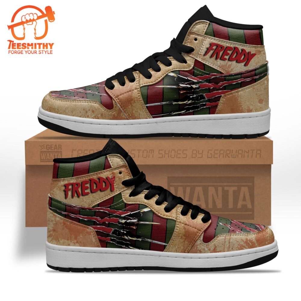 Freddy Krueger Air Jordan 1 Sneakers A Nightmare on Elm Street