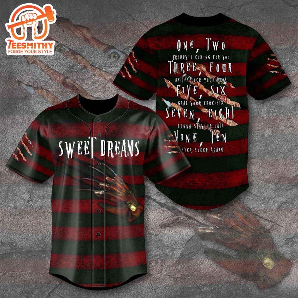 Freddy Krueger Baseball Jersey Gift For Fan