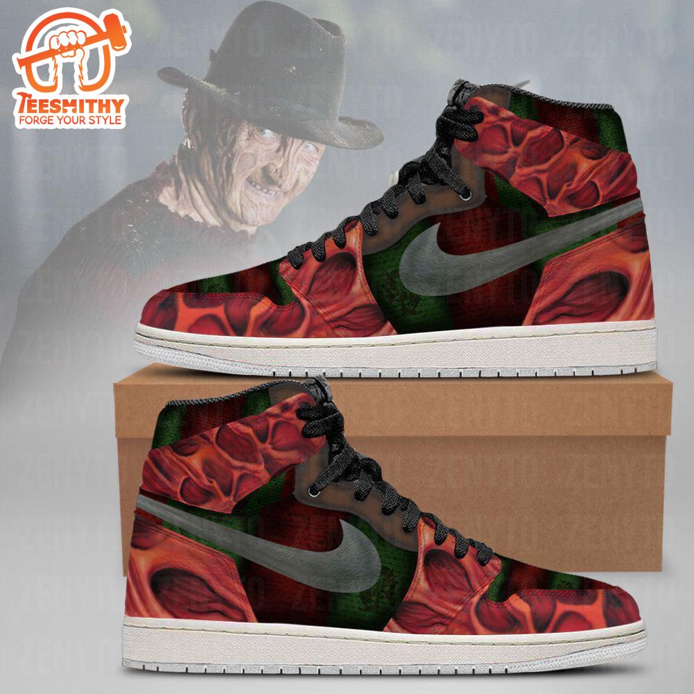 Freddy Krueger Costume Air Jordan 1 Sneakers