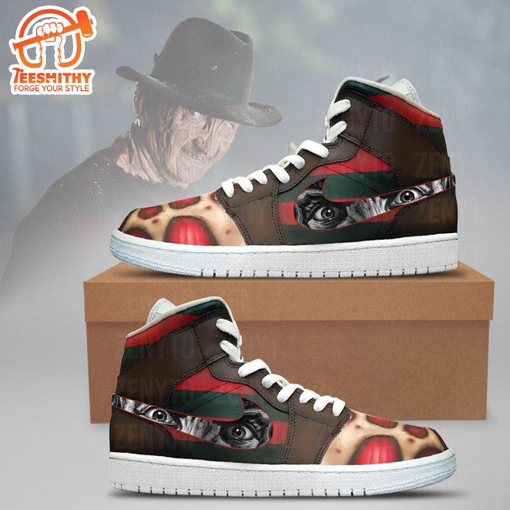 Freddy Krueger Eyes Air Jordan 1 Sneakers