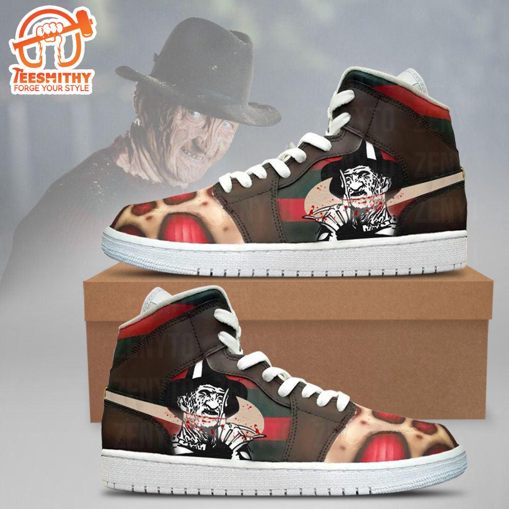 Freddy Krueger Style Air Jordan 1 Sneakers