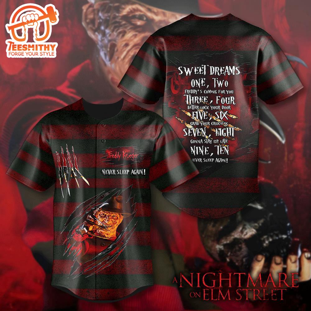 Freddy Krueger x Horror Movies Baseball Jersey Gift For Fan