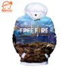 Free Fire – Free Fire Game Series Battle Royale Poster All Over Print Hoodie