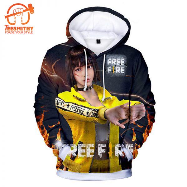 Free Fire – Free Fire Game Series Hero Kali Battle Royale All Over Print Hoodie