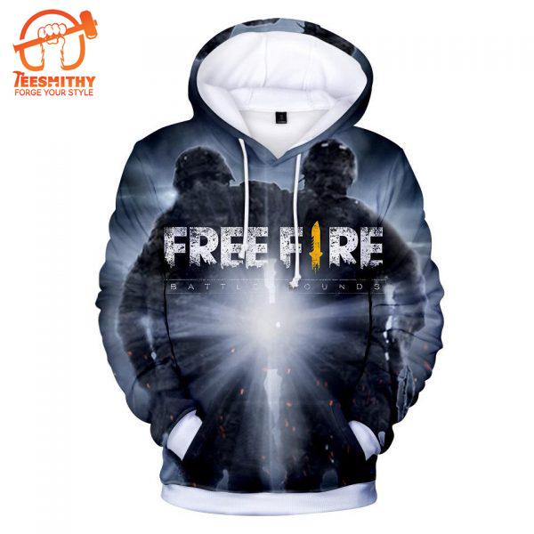 Free Fire – Free Fire Game Series Hero Soldier Battle Royale All Over Print Hoodie